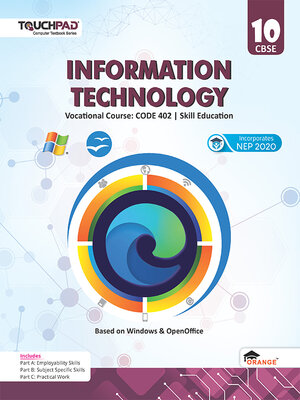 cover image of Touchpad Information Technology Class 10